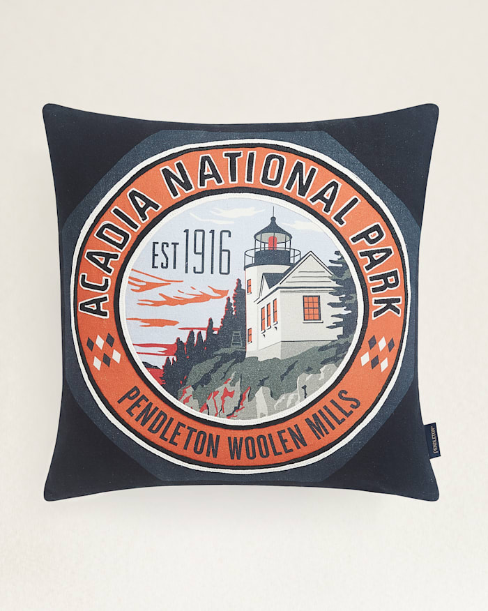 ACADIA NATIONAL PARK PATCH PILLOW